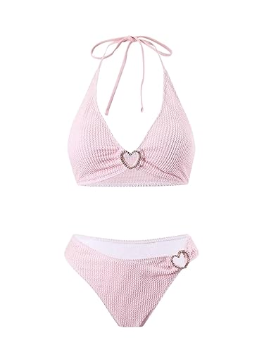 Cute Bikini Small - Solid Pink