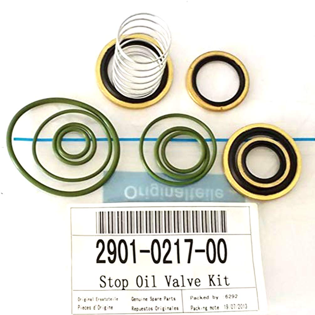 Oil Stop Check Valve Kit for Atlas Copco Screw Air Compressor Replacement Part 2901-0217-00 (2901021700, 1)