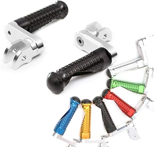 Miniatura 5 de MC MOTOPARTS MPRO - Clavijas de pie CNC rojas compatibles con YZF R1 00-21 YZF R6 03-19 YZF R1M 15-21 R1S 16-19