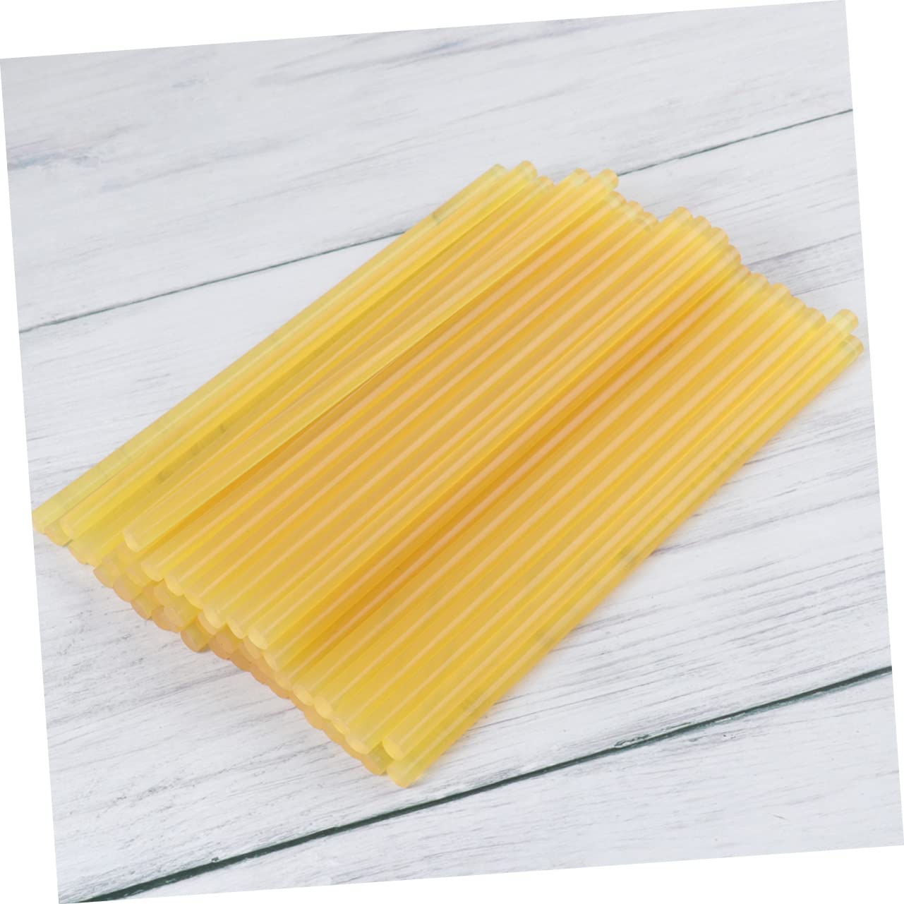 100 Stück Heißklebestäbe aus Thermoplastischem Harz, Gelb
