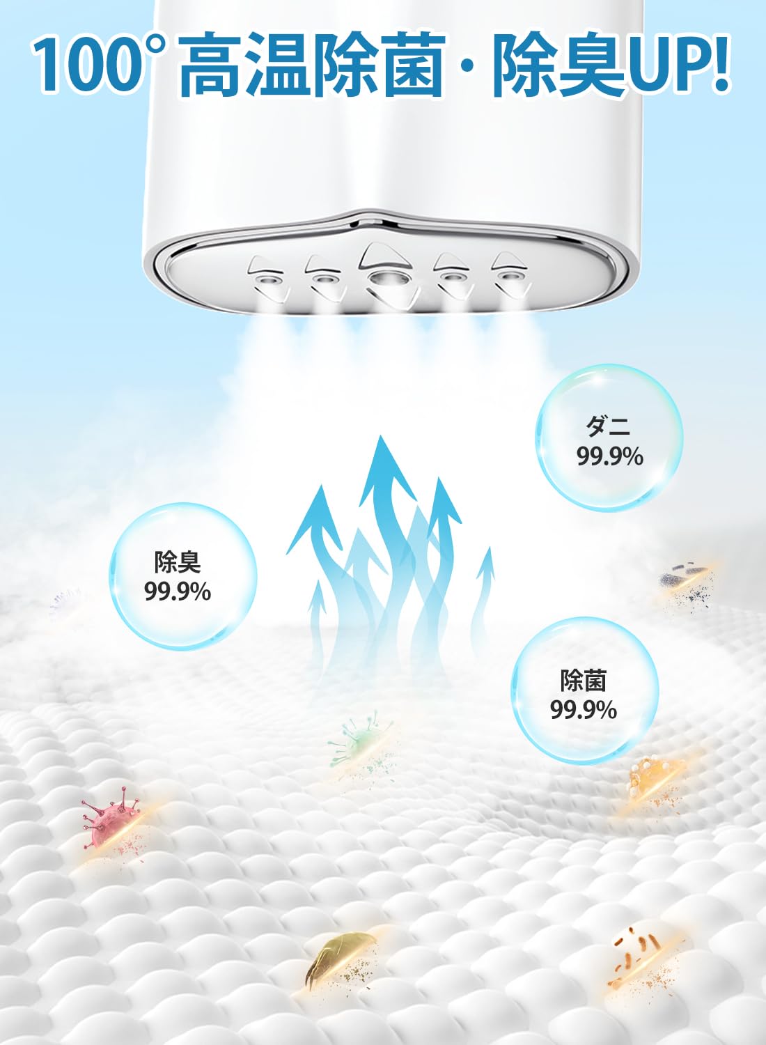 Amazon | スチームアイロン 連続スチーム 【衣類スチーマー