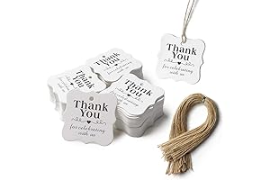 Small Thank You Tags for Festive Gifts