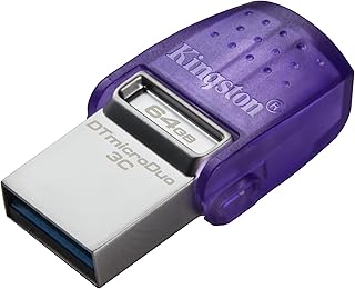 Kingston DataTraveler microDuo 3C La clé USB 64GB USB Gen 3 Type-C et Type-A - DTDUO3CG3/64GB