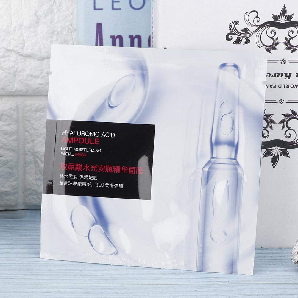 10pcs / caja de peso ligero Máscara facial hidratante conveniente, mascarilla, para hidratación hidratante instantánea