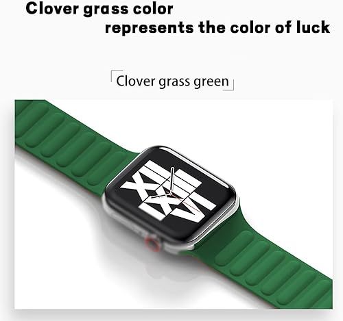 Miniatura 7 de Gah - Correa deportiva de silicona con cierre magnético para Apple Watch Band de 38/40/1.614 in, para iWatch series 8, 7, 6, 5, 4, 3, 2, 1, SE Ultra