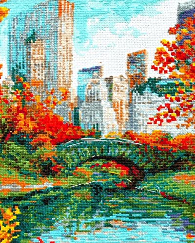 Image of Central Park Cross Stitch Kit by Riolis