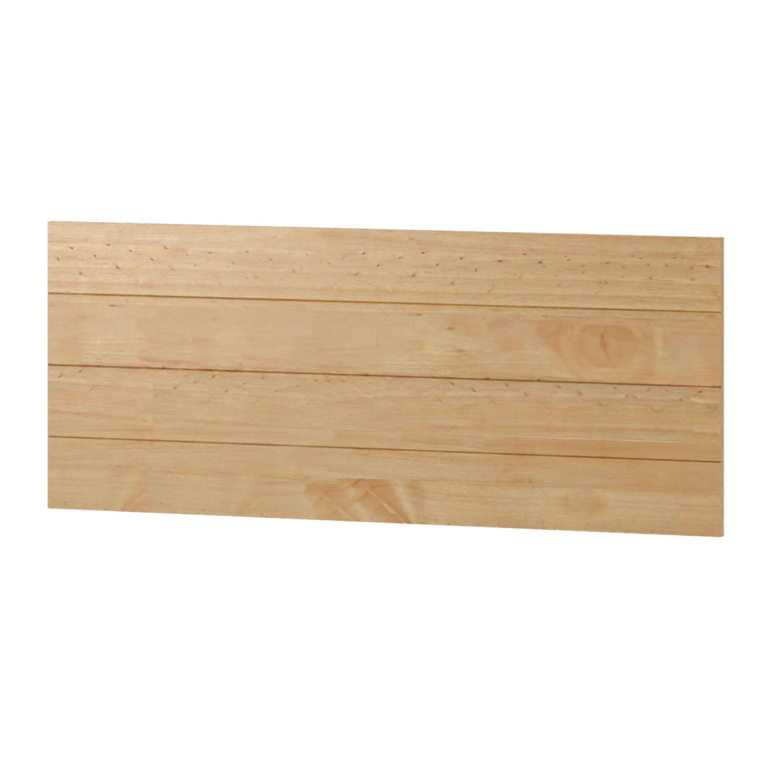 Miroytengo Cabecero para Cama de 90 cm Juvenil Fabricado en Madera de Pino Color Roble 110 cm