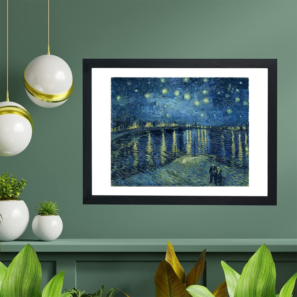 Poster giclée de Van Gogh avec impression encadrée de luxe