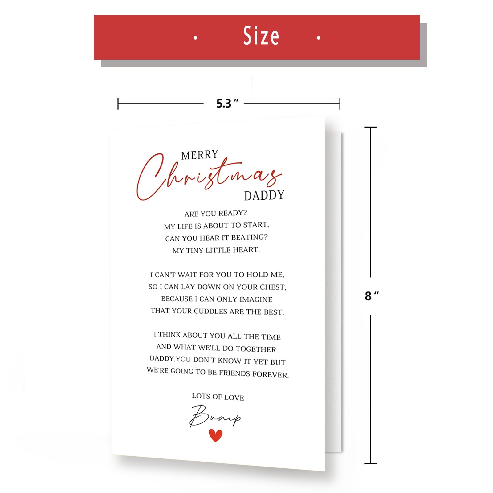 Amazon.com : BENNLOOS Happy First Christmas Card from Baby for Daddy, Merry Christmas Card for Dad from Son or Daughter, Cute Christmas Card for New Dad, Dad to Be Christmas Gifts : amazon-com-bennloos-happy-first-christmas-card-from-baby-for-daddy-merry-christmas-card-for-dad-from-son-or-daughter-cute-christmas-card-for-new-dad-dad-to-be-christmas-gifts