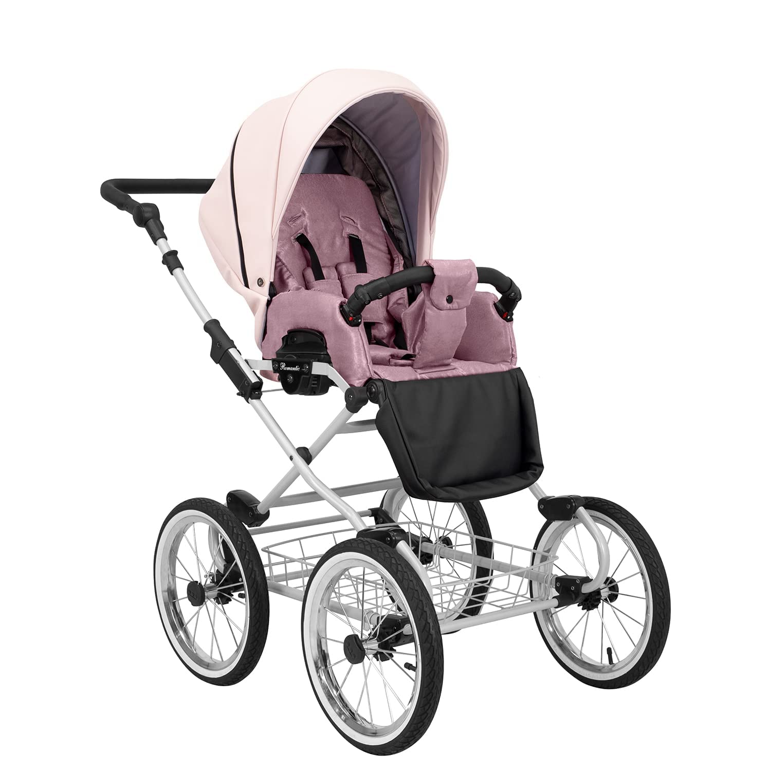 Poussette landau bébé 2 en 1 nacelle bébé Kunert ROMANTIC retro 2en1 pousette 2 in 1 accessoires