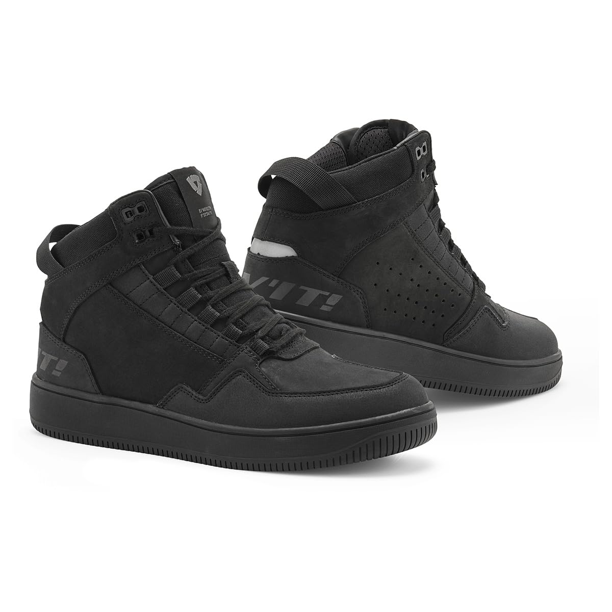 REV'IT! Men's Jefferson Urban Sport Motorcycle Shoes (Black - 46)