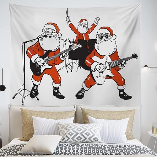 OTOSTAR Tapiz navideño de invierno para colgar en la pared, tapiz de pared de bosque de nieve, telón de fondo de pared, tapiz de paisaje de invierno