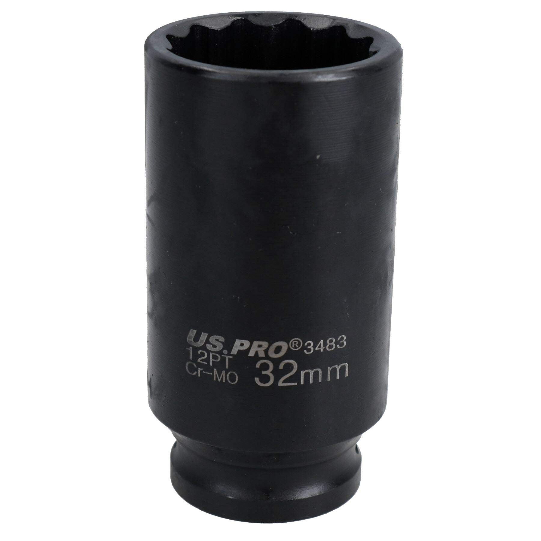 32mm Metric 1/2" Drive Deep Rear Hub Axle Nut Socket 12 Sided Bi-Hex