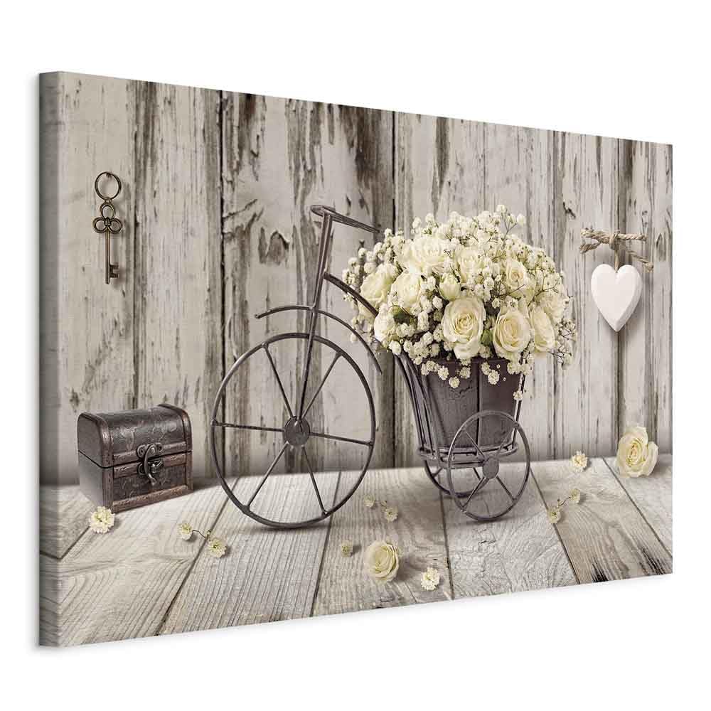 murando Cuadro en Lienzo Flores 90x60 cm 1 Parte Impresión en Material Tejido no Tejido Impresión Artística Imagen Gráfica Decoracion de Pared - Paisaje Alpes n-C-0291-b-a