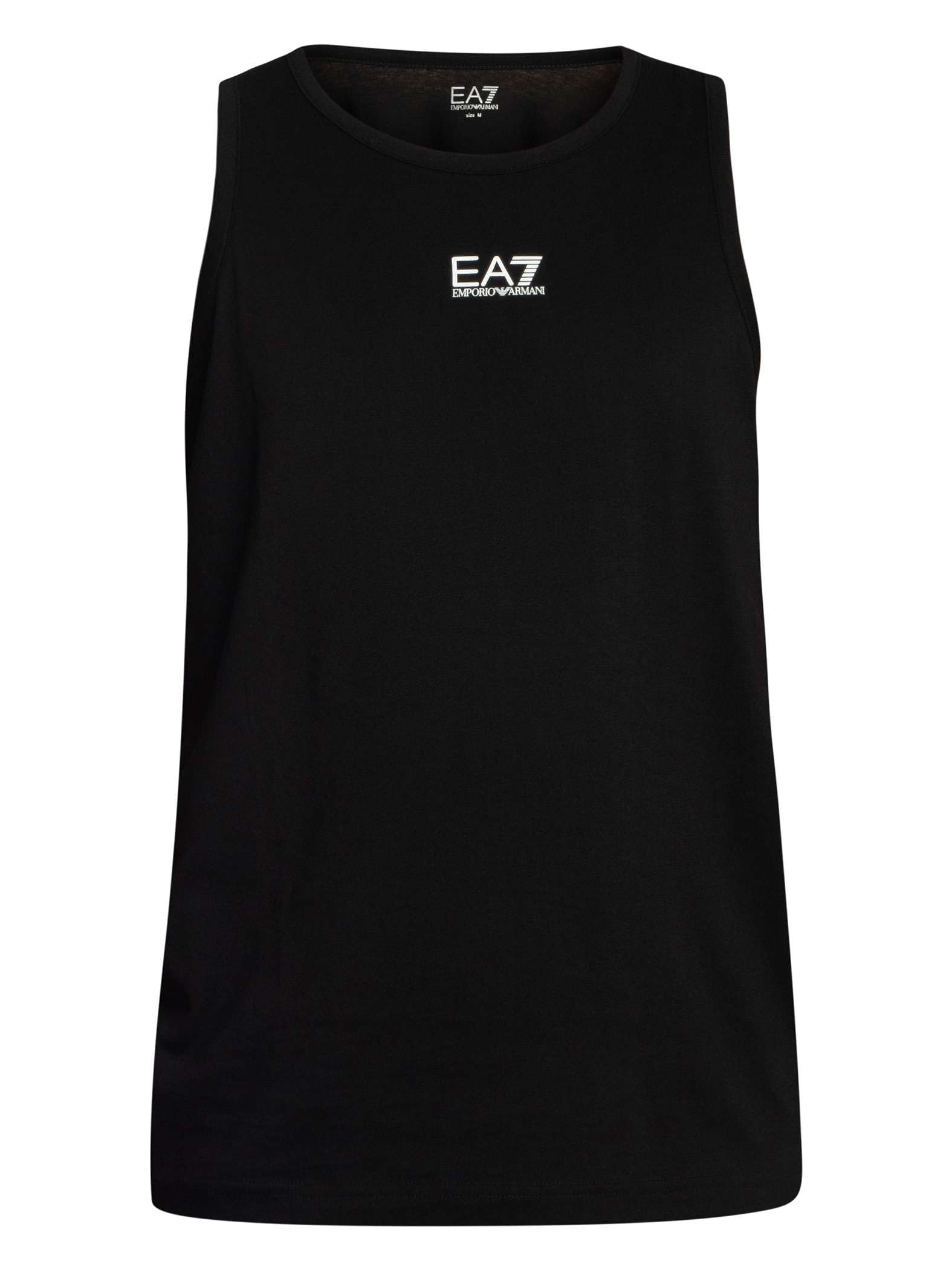 EA7 Emporio Armani Core Identity męska koszulka bez rękawów, sportowa kamizelka bez rękawów, czarna