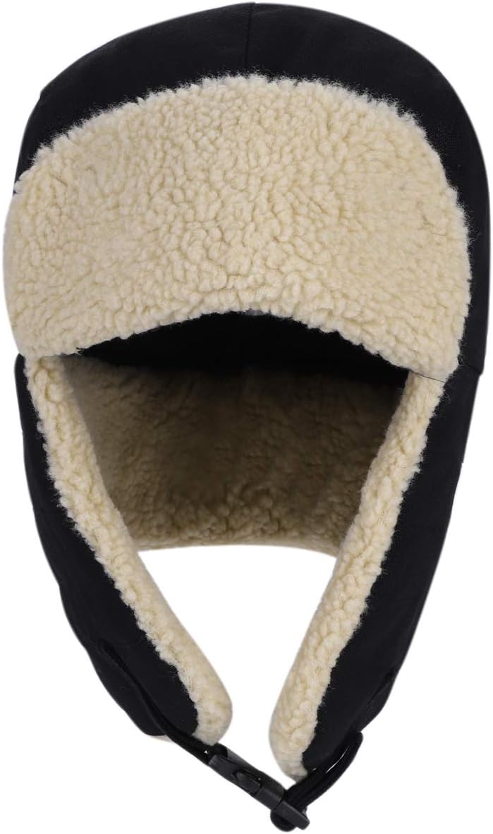 Cold Weather Trapper Hat Warm Sherpa Fleece Winter Hats for Men Windproof Earflap Cap Hunting Ski Outdoor Hat Head Warmer - Image 3