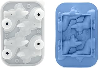 HUSHUWAN Bandeja for congelador de Silicona for Whisky, Hielo, Hielo, Corgi Grande, Soporte de Silicona for Perros, Azul, verde/545 (Color : A, Size : One Size), 65431