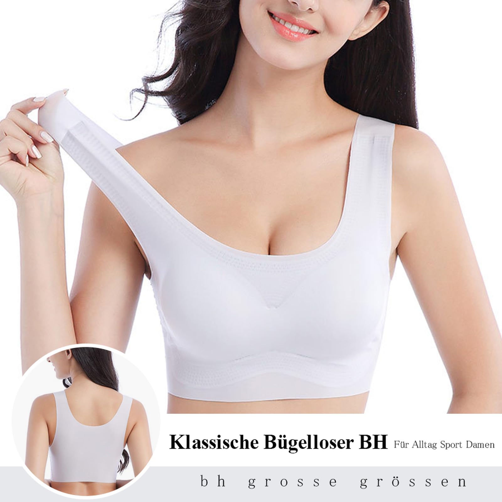 Brassiere Sport Femme sans Armature Brassière sans Couture