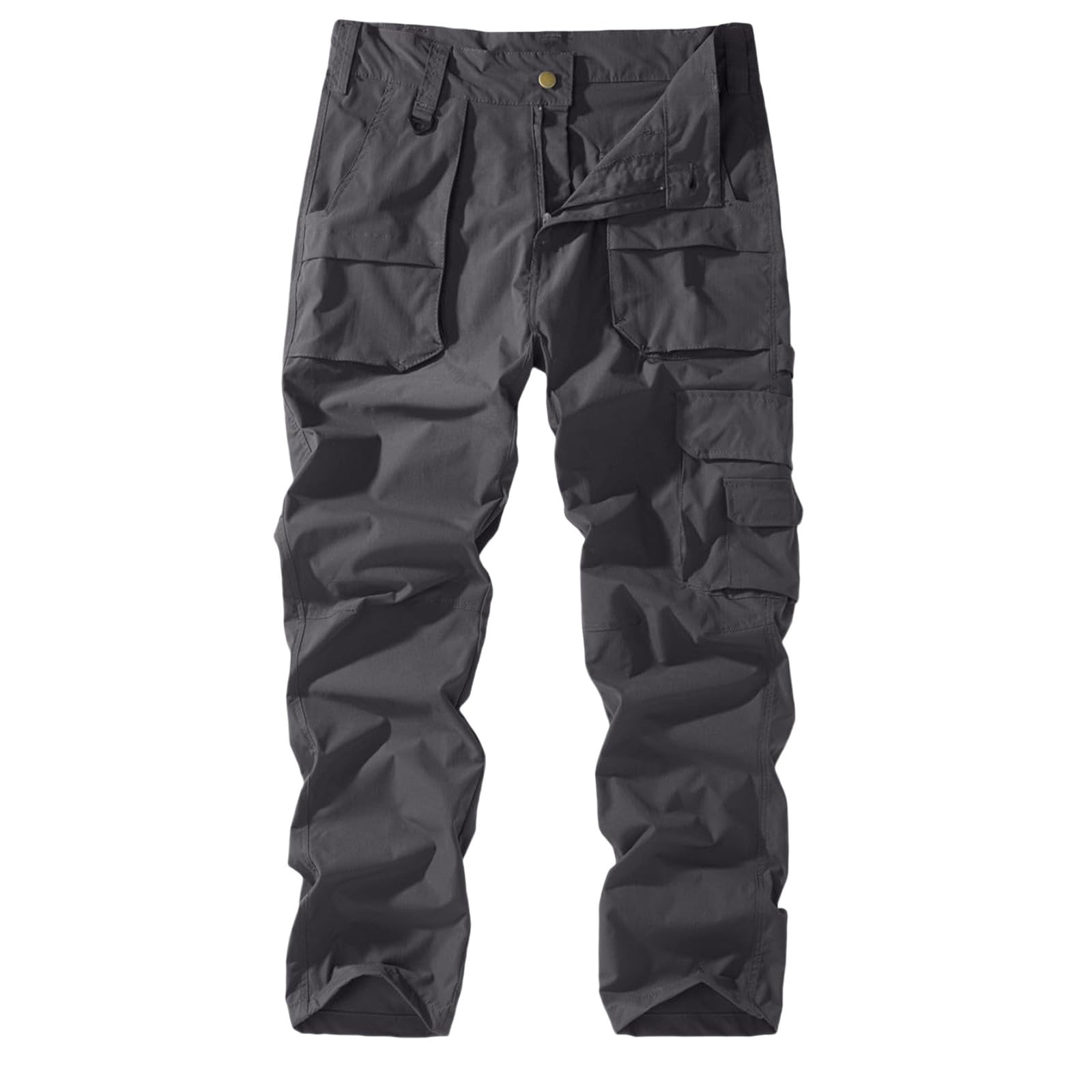 YRxUIAI Pantalon tactique d'été décontracté pour homme Pantalon de travail de combat multi-poches à séchage rapide Pantalon de survêtement tactique en plein air escalade
