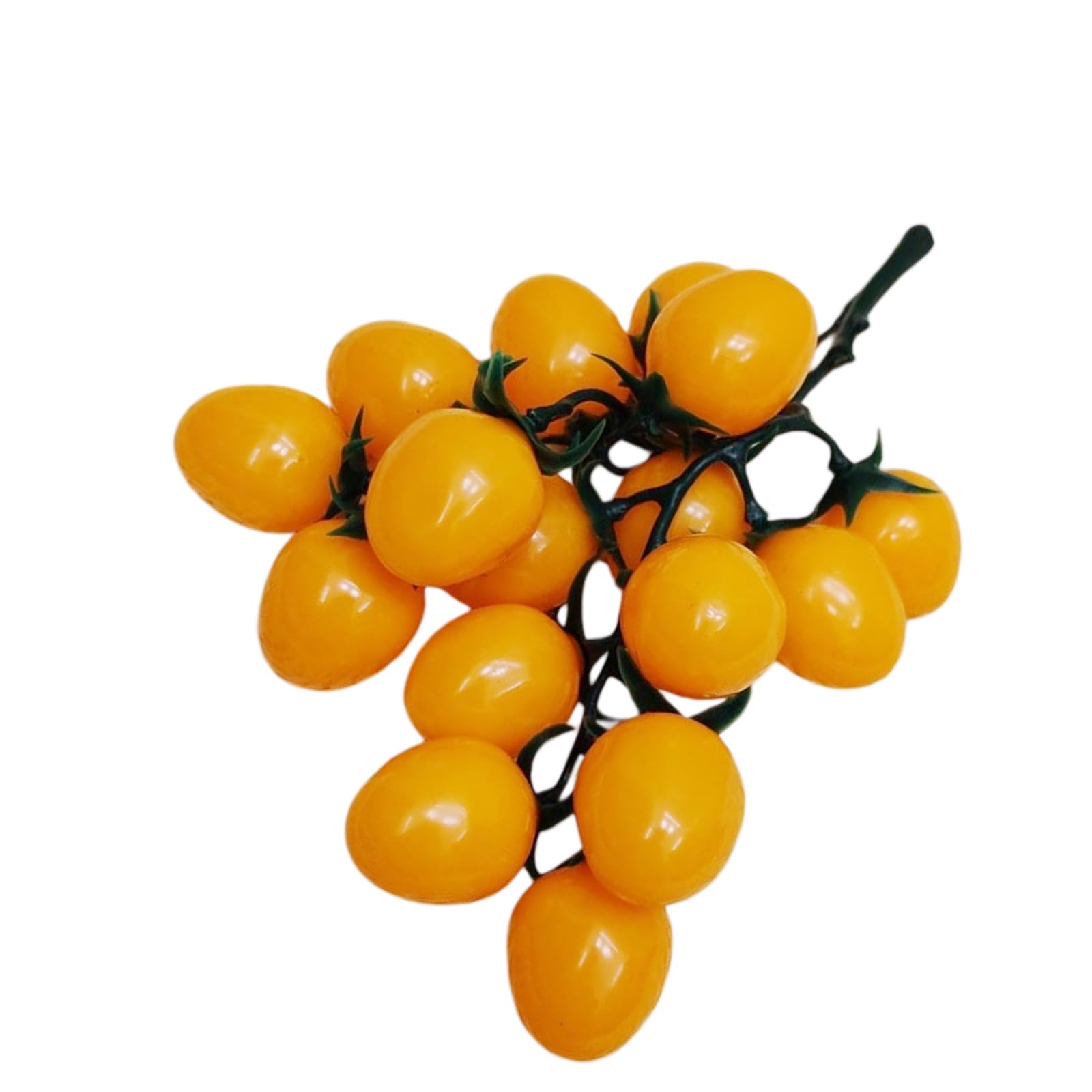 APGLSXY Simulated Red Tomato Cluster Decorative Vegetable for Dining Room Countertop Party Theme Decoration ABS Tomato Ornament