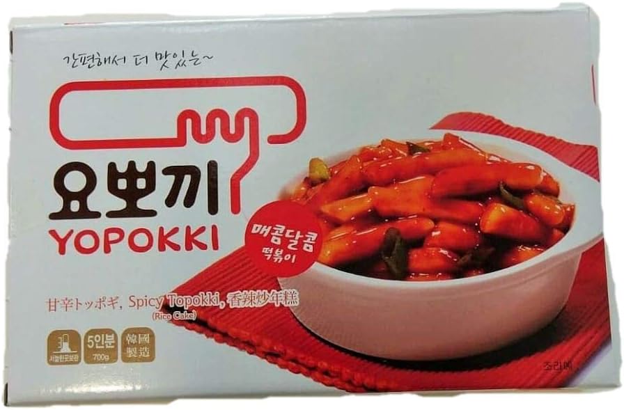 Yopokki Korean Rice Cake with Hot Sauce in Box 700G