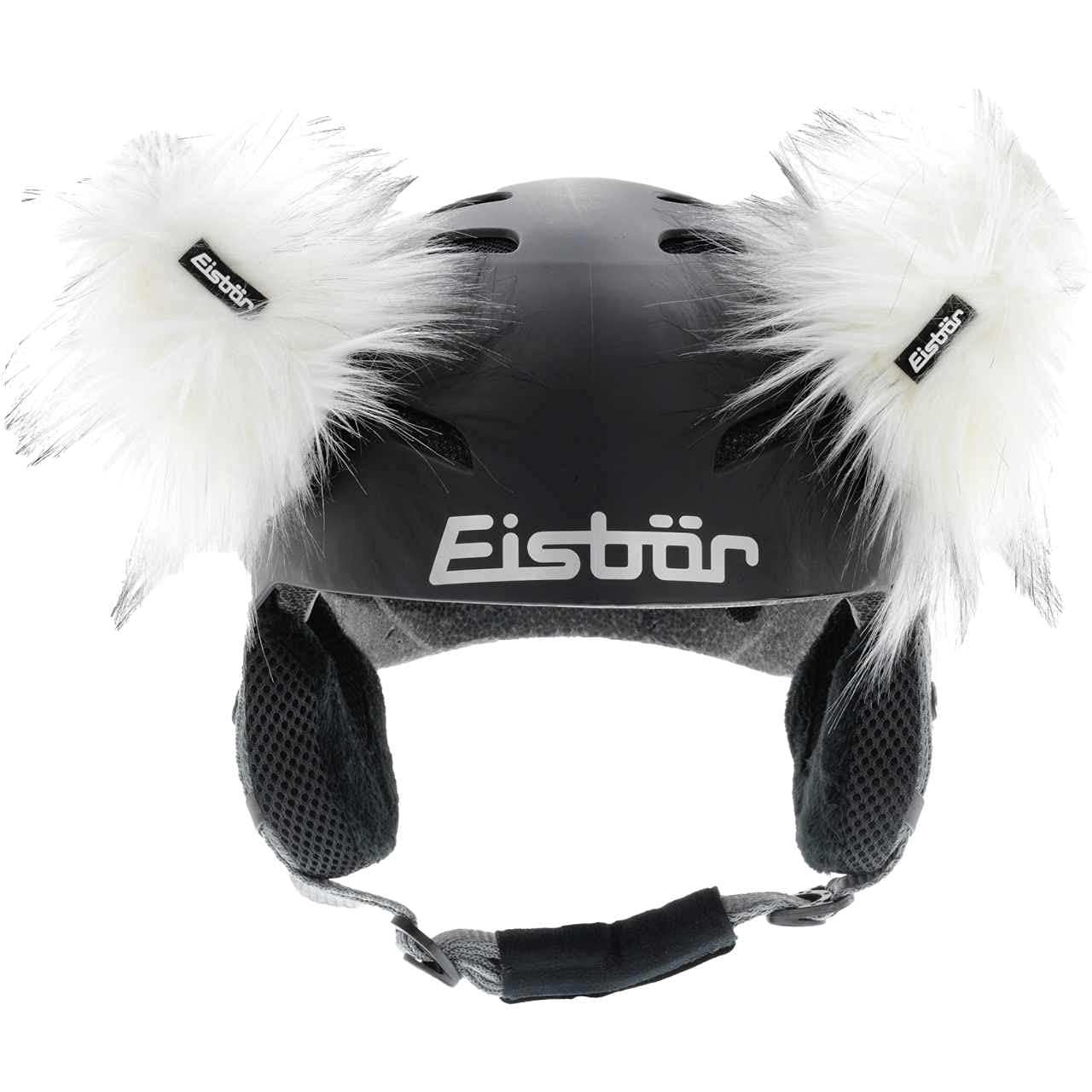 Eisbär Luxury Horns Helmaufkleber Helmsticker Helmdeko Sticker für Skihelm Damen/Herren/Kinder - Made in Austria mit Futter Winter Herbst Sommer Frühjahr