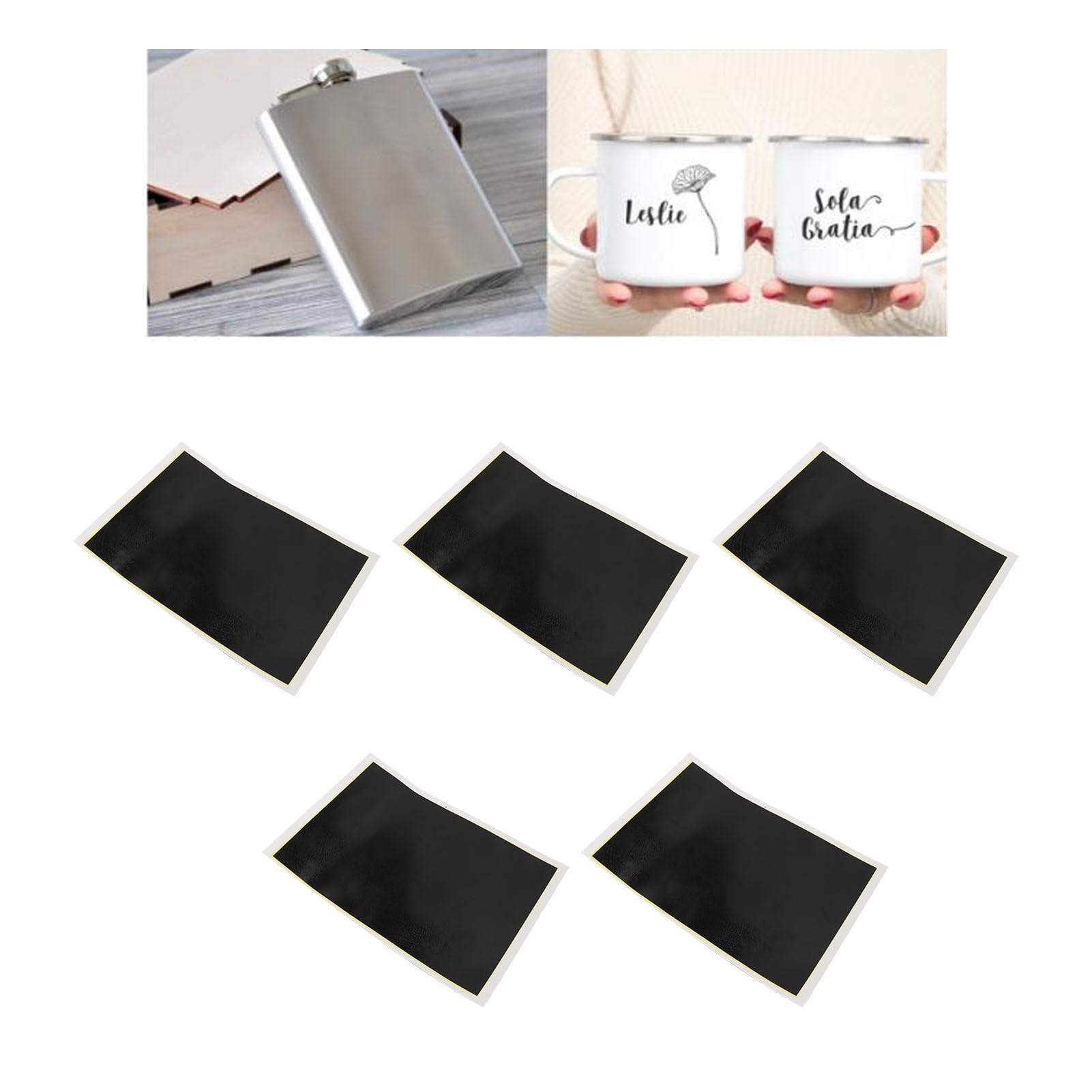 Zwart Lasermarkeerpapier Voor Doe-het-zelf Graveer- En Snijmachine Gebruikt Op Keramiek Glas En Kunststof~p135990828