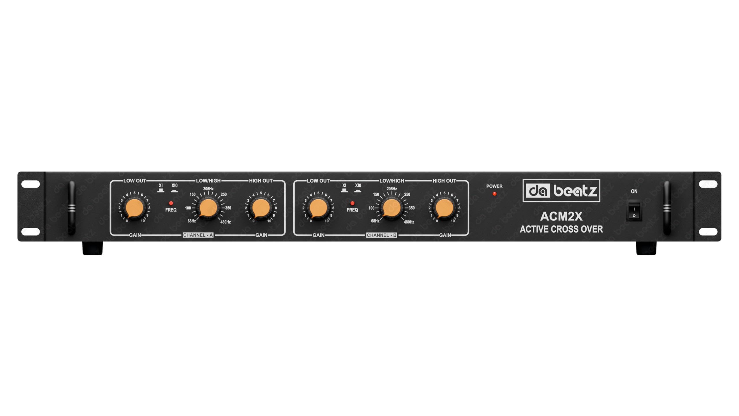 DaBeatz ACM2X 2-Way Stereo Audio Crossover for DJ PA & Studio