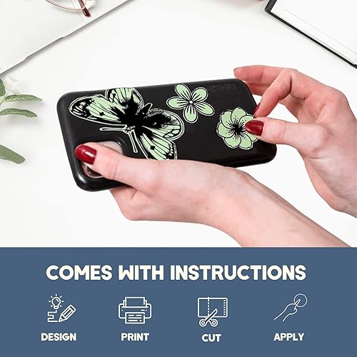 Miniatura 5 de Hayes Paper Co. Papel adhesivo de vinilo imprimible que brilla en la oscuridad, tamaño A4, 5 hojas, perfecto para diseños únicos y llamativos