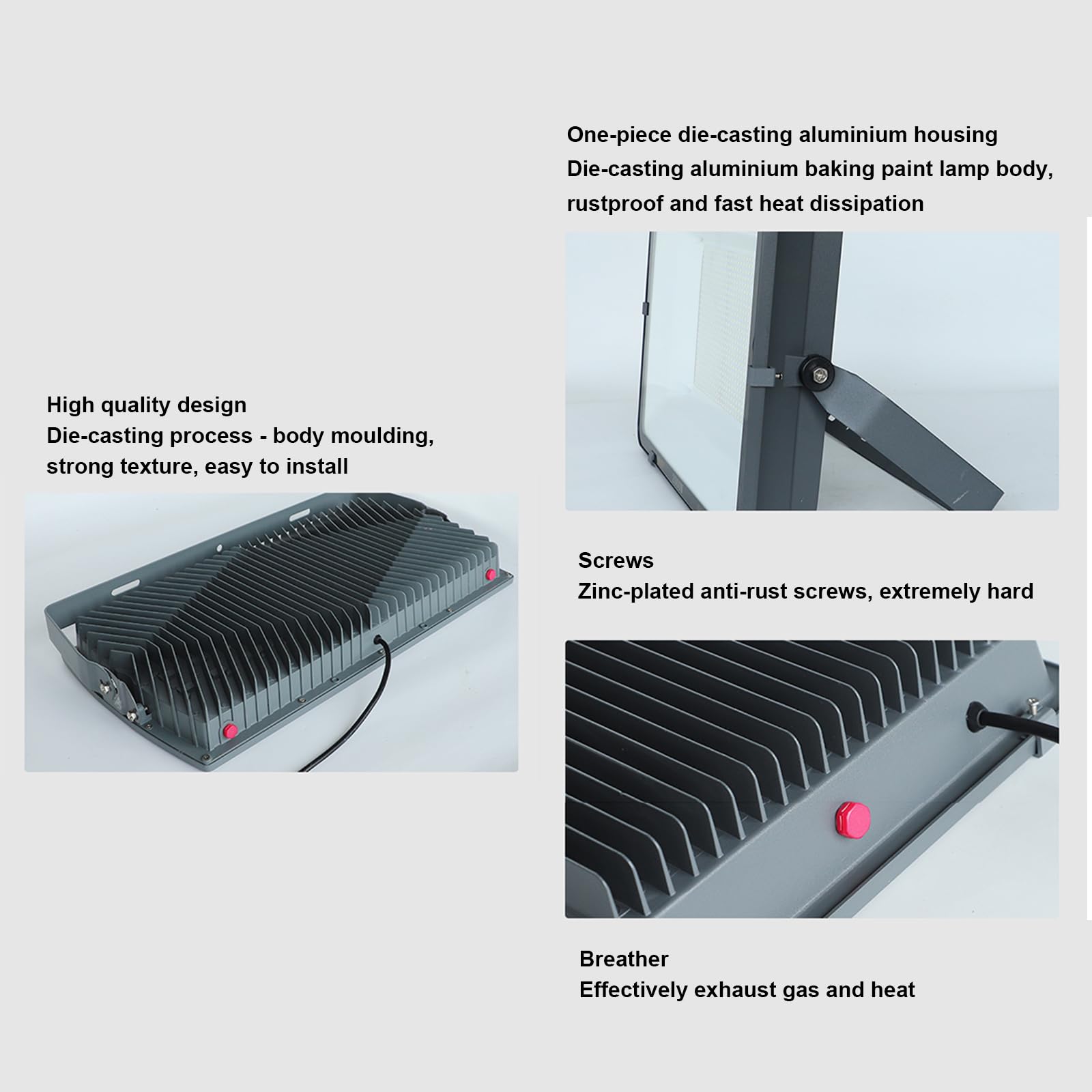Faretto LED Da Esterno Faro 1000-6000w IP66 Impermeabile Faretti LED Da Soffitto Orientabili, Anti-Corrosione Spot Illuminazione Luce Di Lavoro Per Esterni Utilizzando Come Giardini Ecc (2000W)