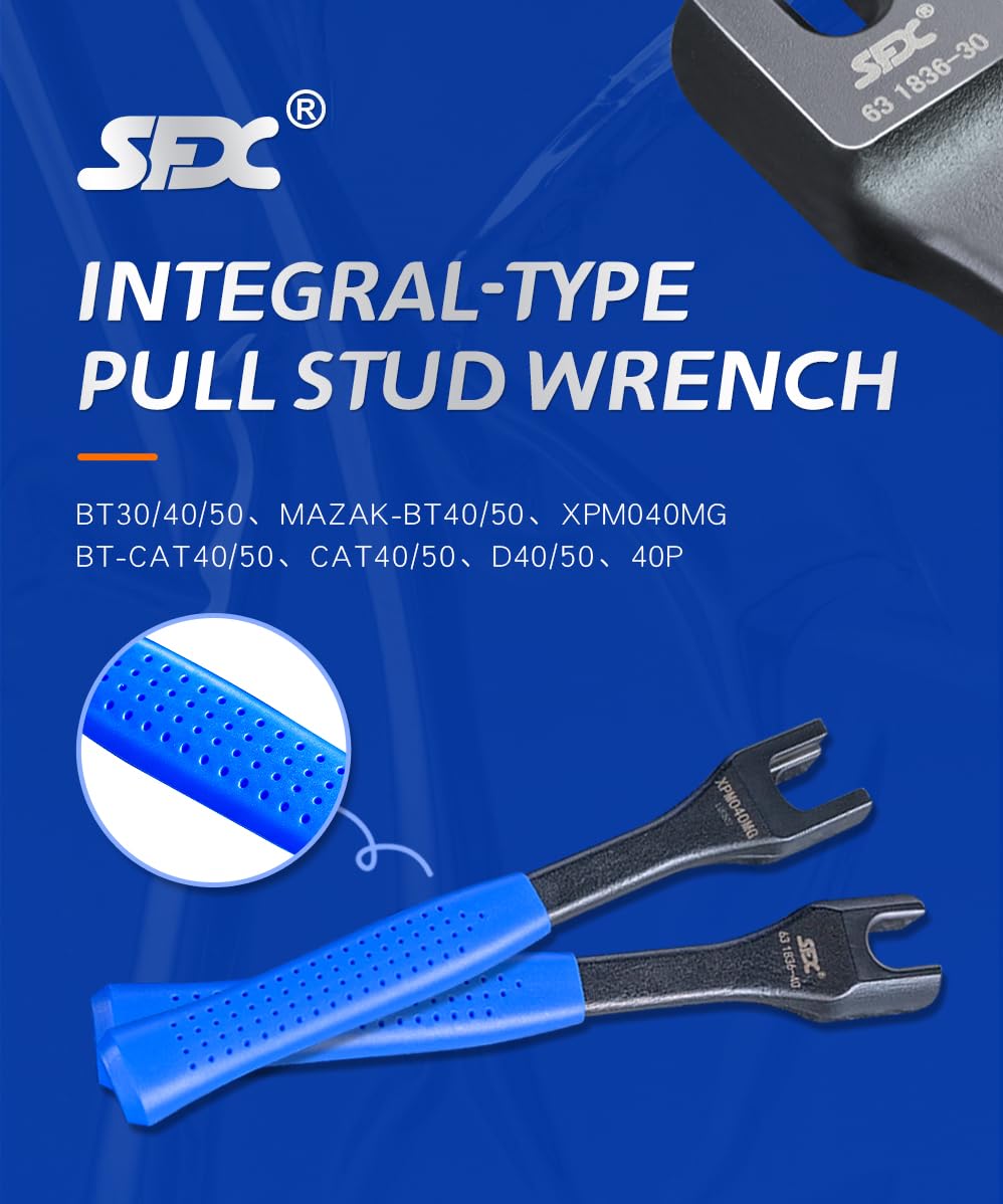 Llave de perno CAT40 tipo integral CAT40 llave a prueba de óxido y resistente al desgaste duradera