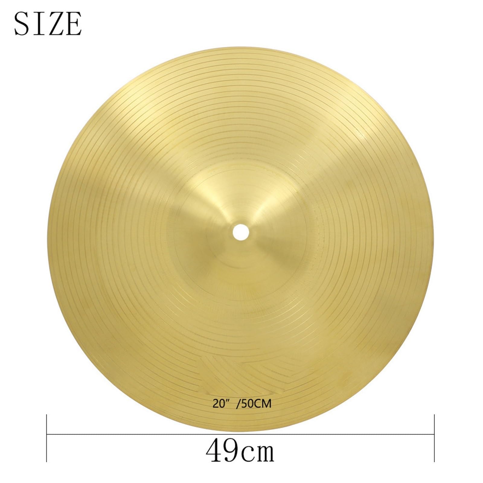 Profesjonalna Talerz Hi Hat 8 10 12 14 16 18 20 Cali Bęben Jazzowy Talerze Crash Akcesoria Do Instrumentów Perkusyjnych(20 inch)