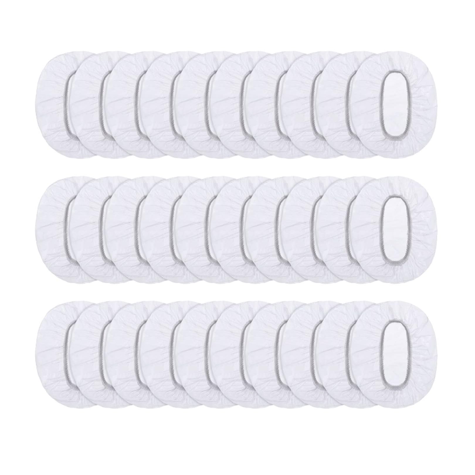 100pcs Clear Disposable Ear Protectors Waterproof Ear Covers,WaterproofEar Covers Caps,Disposable Plastic Waterproof Ear Protector for Shower,Bathing,Spa,Hotel,Hair Salon,Home,Hair Dye