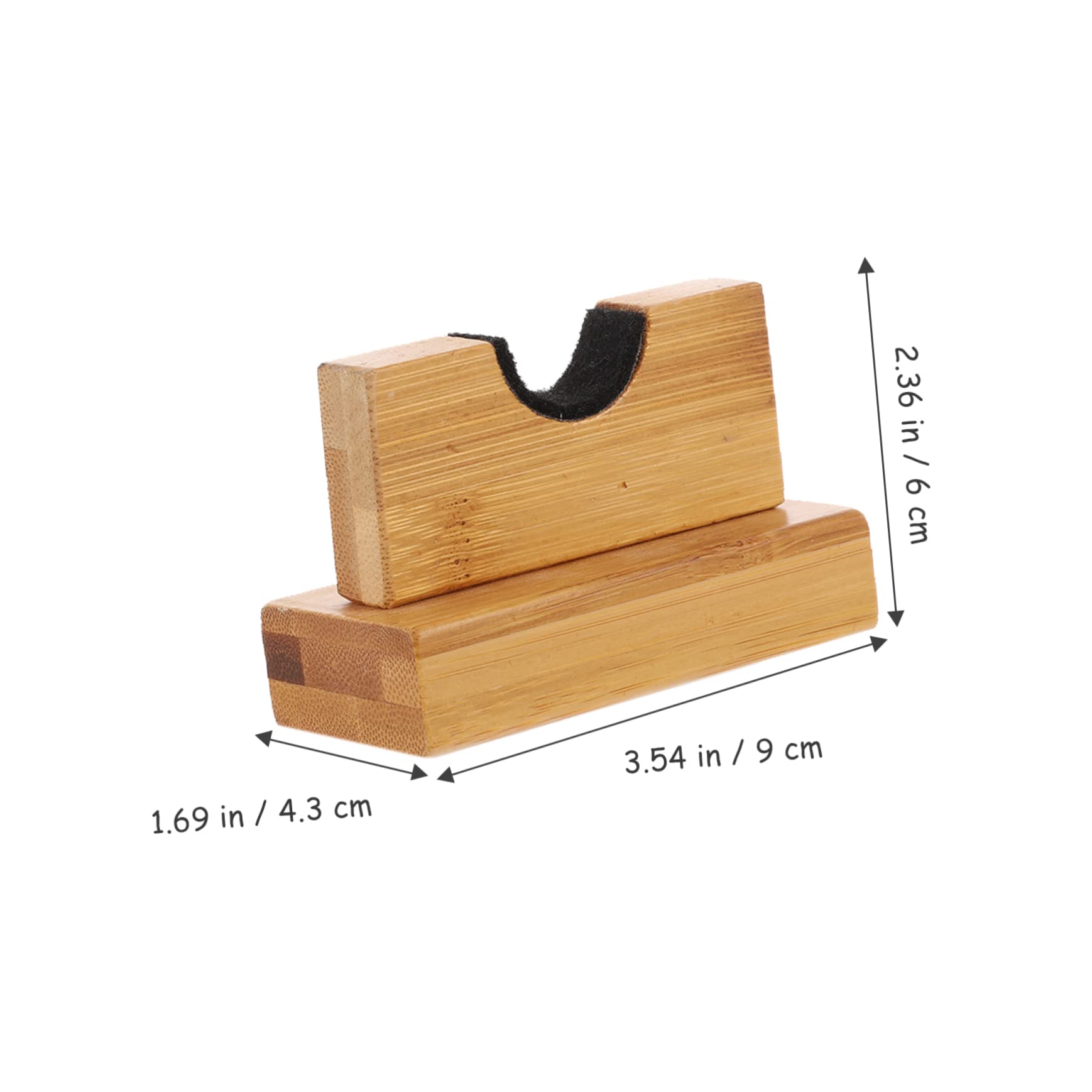 BESPORTBLE Wood Baseball Bat Bracket Baseball Bat Wall Mount Horizontal Display Rack