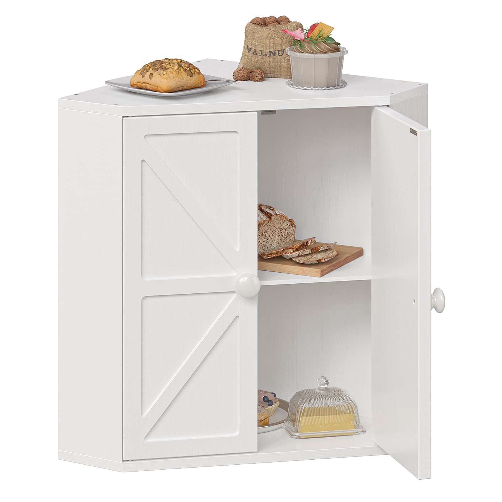 Trironsun Corner Bread Box