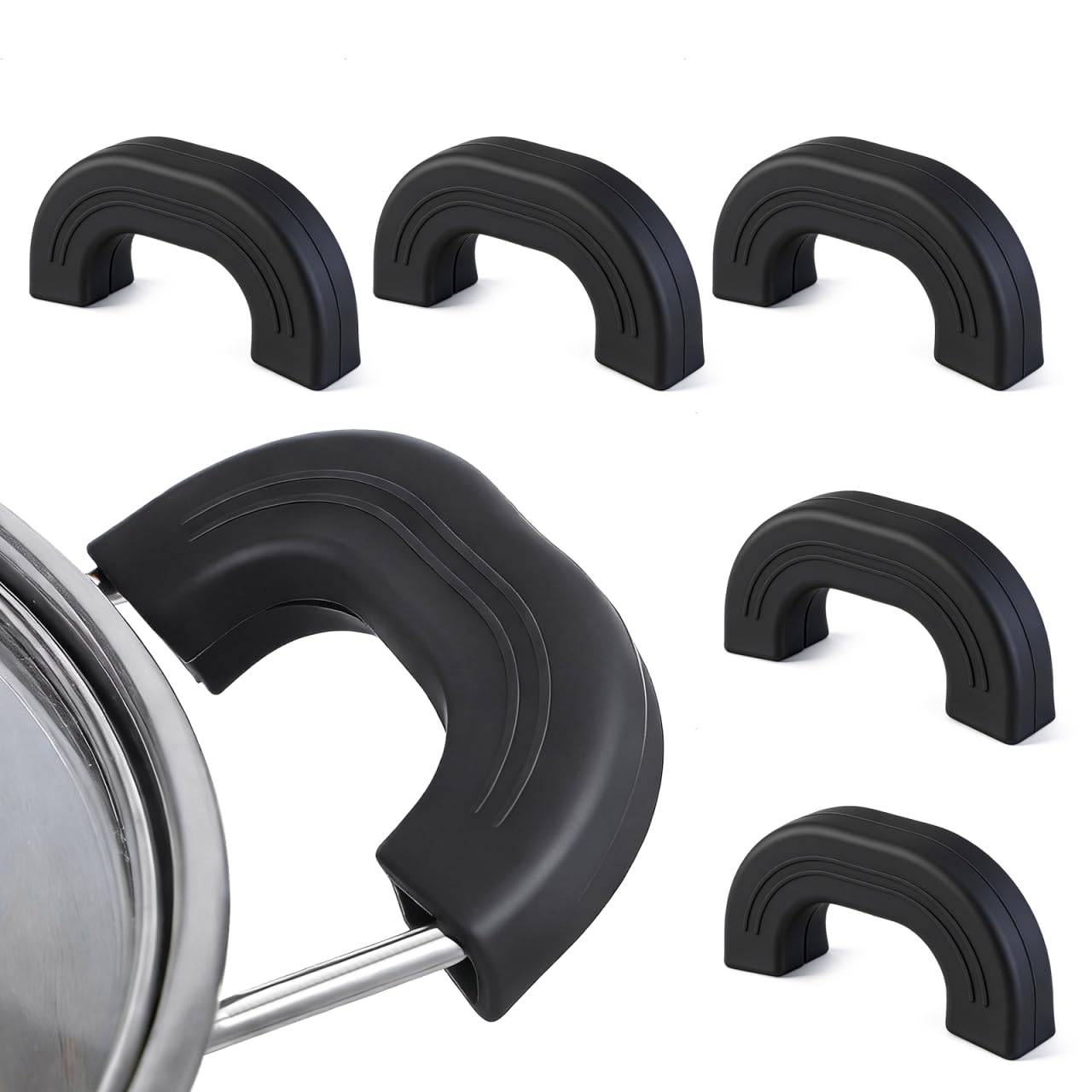 Housses de poignée en silicone isolées thermiquement contre la chaleur