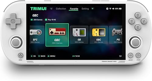 Miniatura 4 de Tarjeta de juego 256G preinstalada más de 14300 juegos para consola de juegos, consola de juegos portátil retro TRIMUI Smart PRO