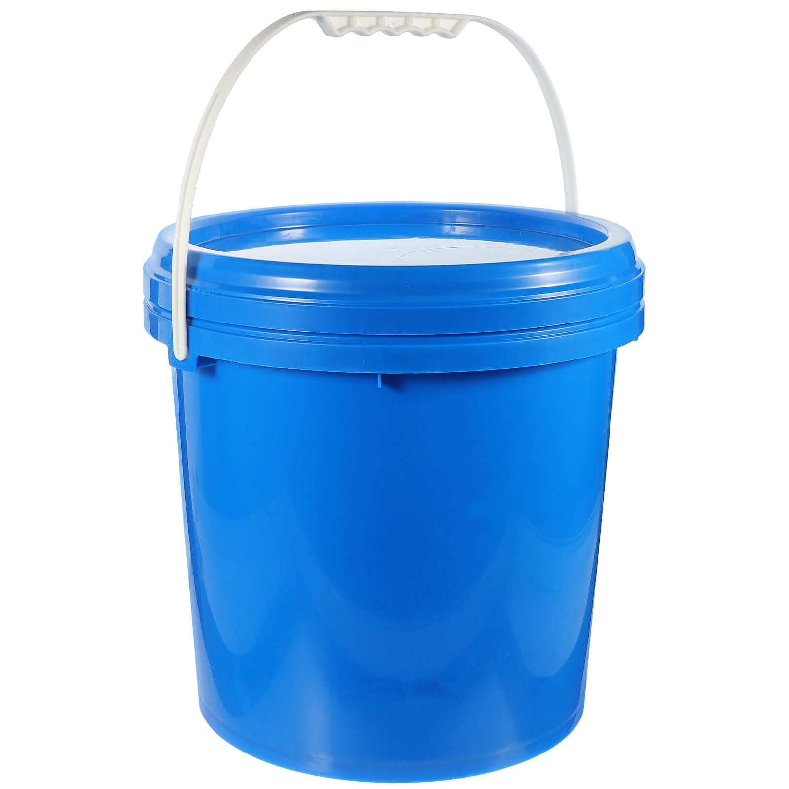 Beavorty 10-Liter Hdpe Farbeimer mit Deckel Blauer Lagerbehälter mit Hoher Festigkeit für Tägliche Aufbewahrung und Lackieren