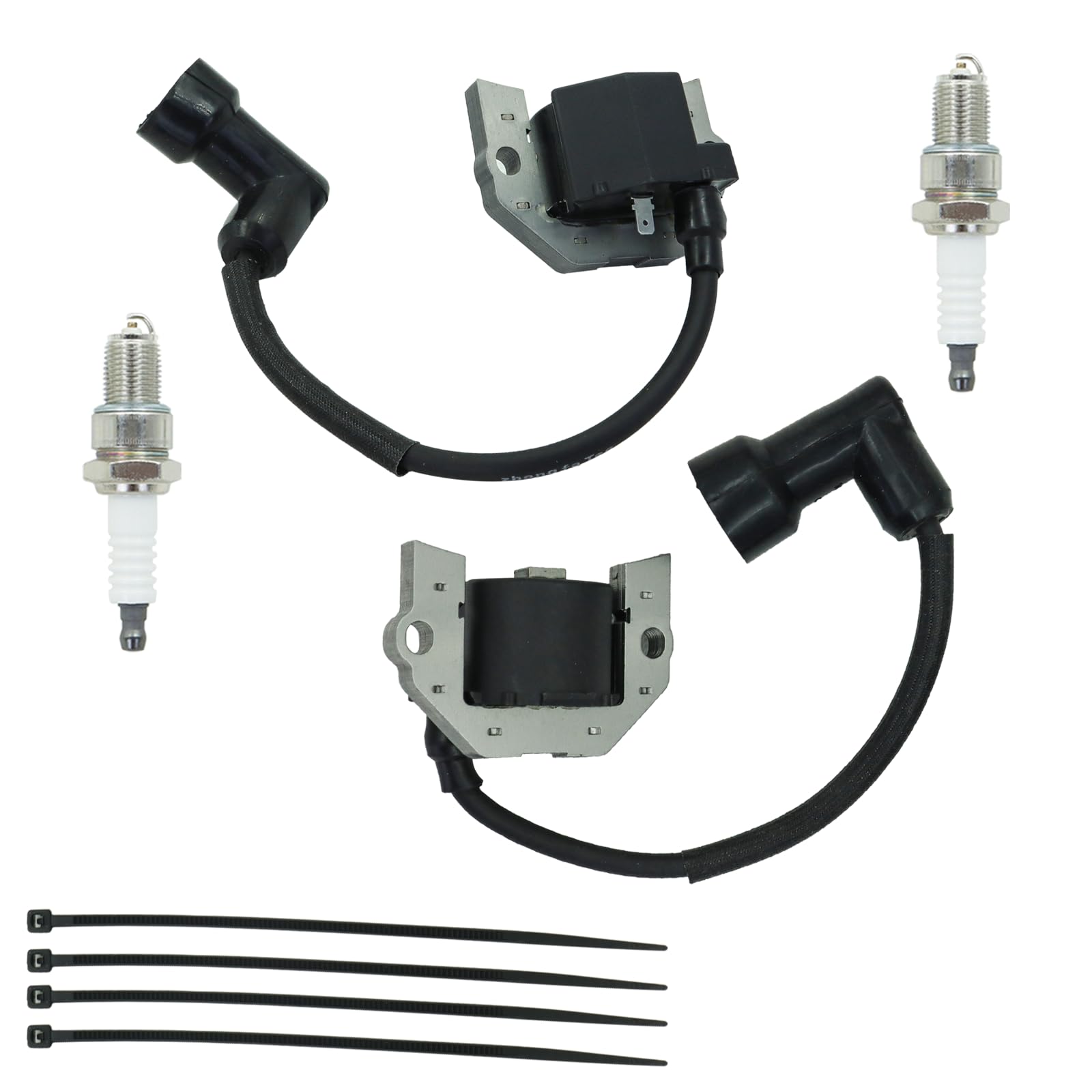 2 Pack of Ignition Coil Module for Toro TimeCutter Series Riding Lawn Mowers with Spark plug Replace 136-7883 139-0720 127-9216