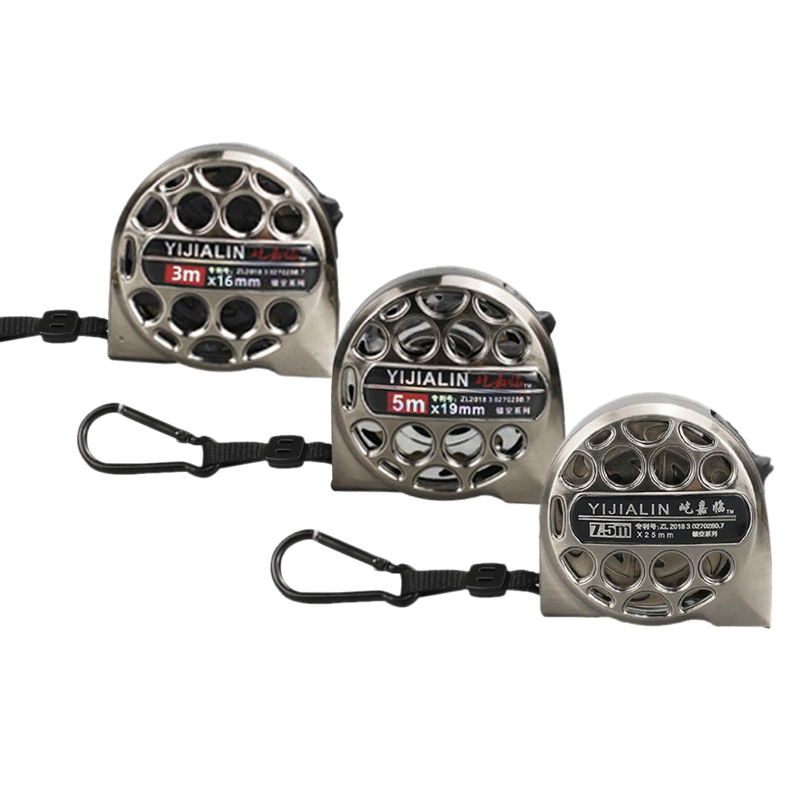 ATORSE® Hollow Tape Measure Carpentry Ruler Retractable Stainless Steel Tape Measure 3 Meters