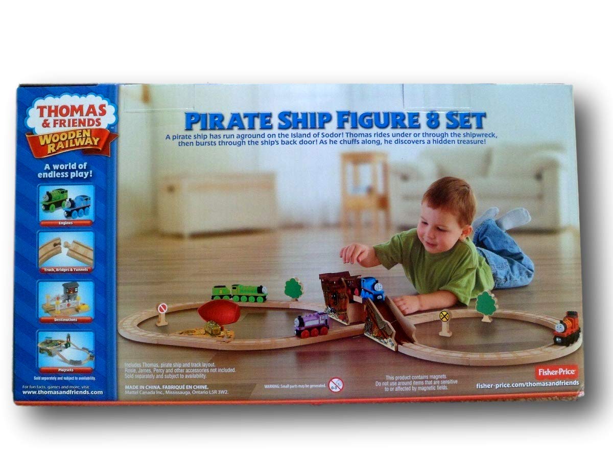 thomas wooden railway pirate ship
