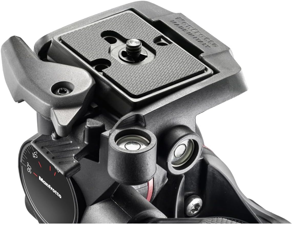 Manfrotto MHXPRO-3WG Geared 3-Way Pan/Tilt Head, Black