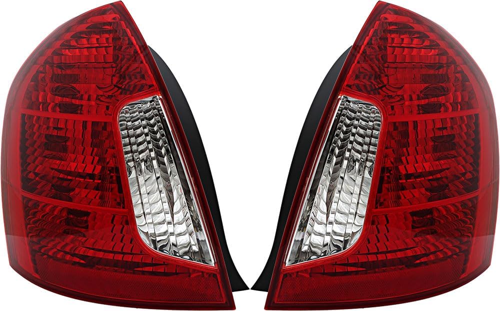 Compatible with Hyundai Accent Sedan Tail Lights Lamps Set 2006 2007 2008 2009 2010 2011 Driver and Passenger Side