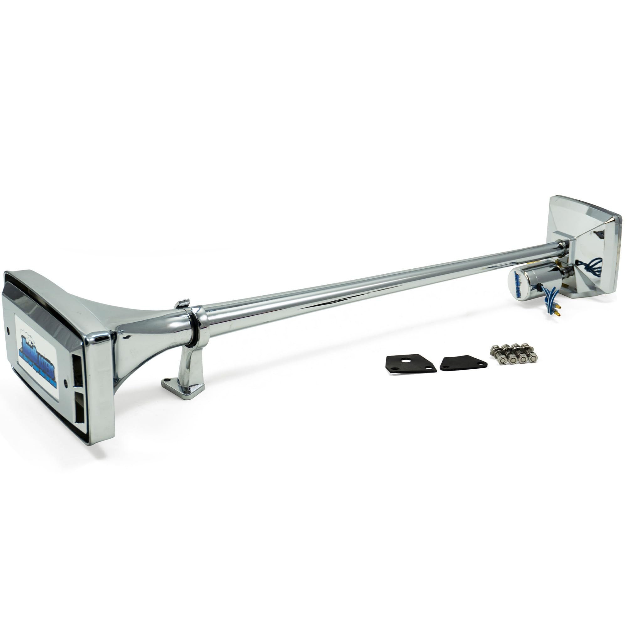 FIAMM Airtone Stainless Steel Electric Horns - Horn Twin Trumpet - Twin Dimensions: 18