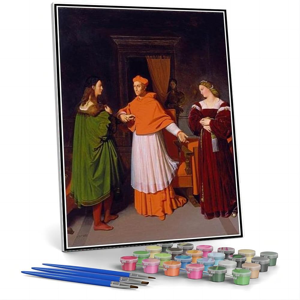 Fresque Murale En Céramique Mythologie Jean Ingres PT04716 - 32x40 Pouces (20 Carreaux 8x8)