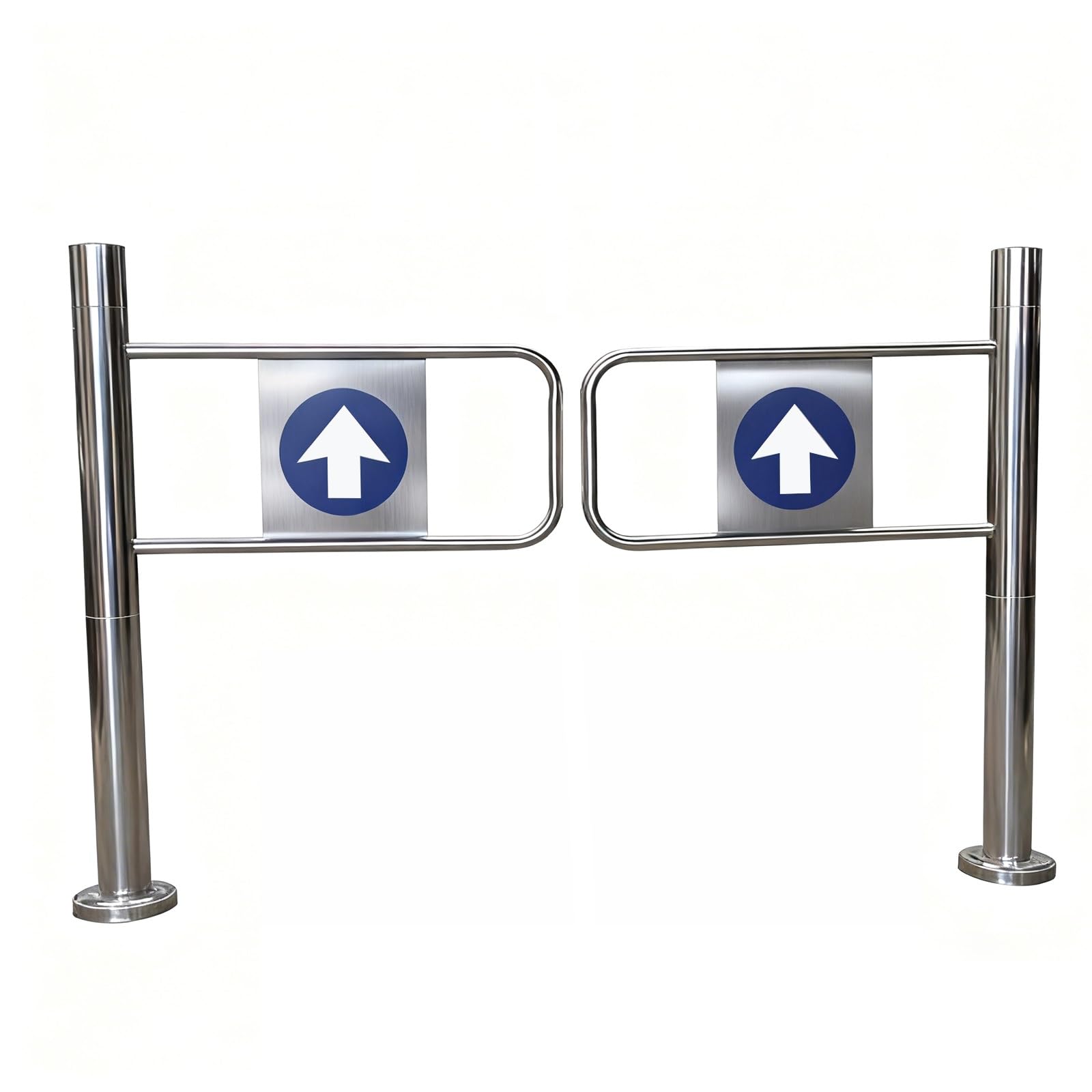 Aioneer Automatic Swing Gate With Spring-Loaded Safety, One-Way Entrance Door For Secure Warehouse And Yard Access-190cm/74.8in