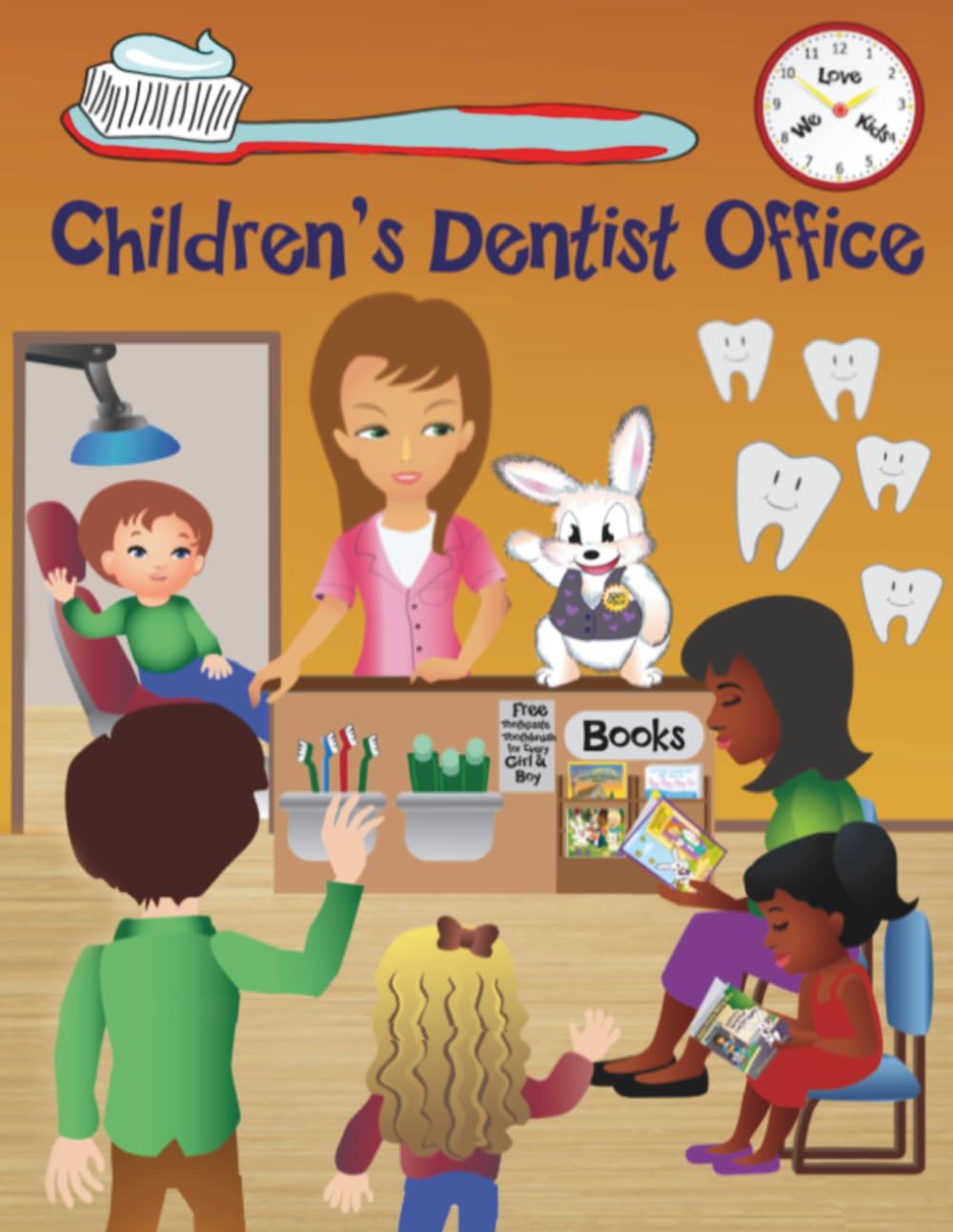 Children’s Dentist Office: Fiction Picture Book About a Therapy Bunny’s Visit to the Dentist