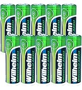 10 x AA Mignon AKKU Wilhelm Universal Batterien wideraufladbar 1,2 V HR06