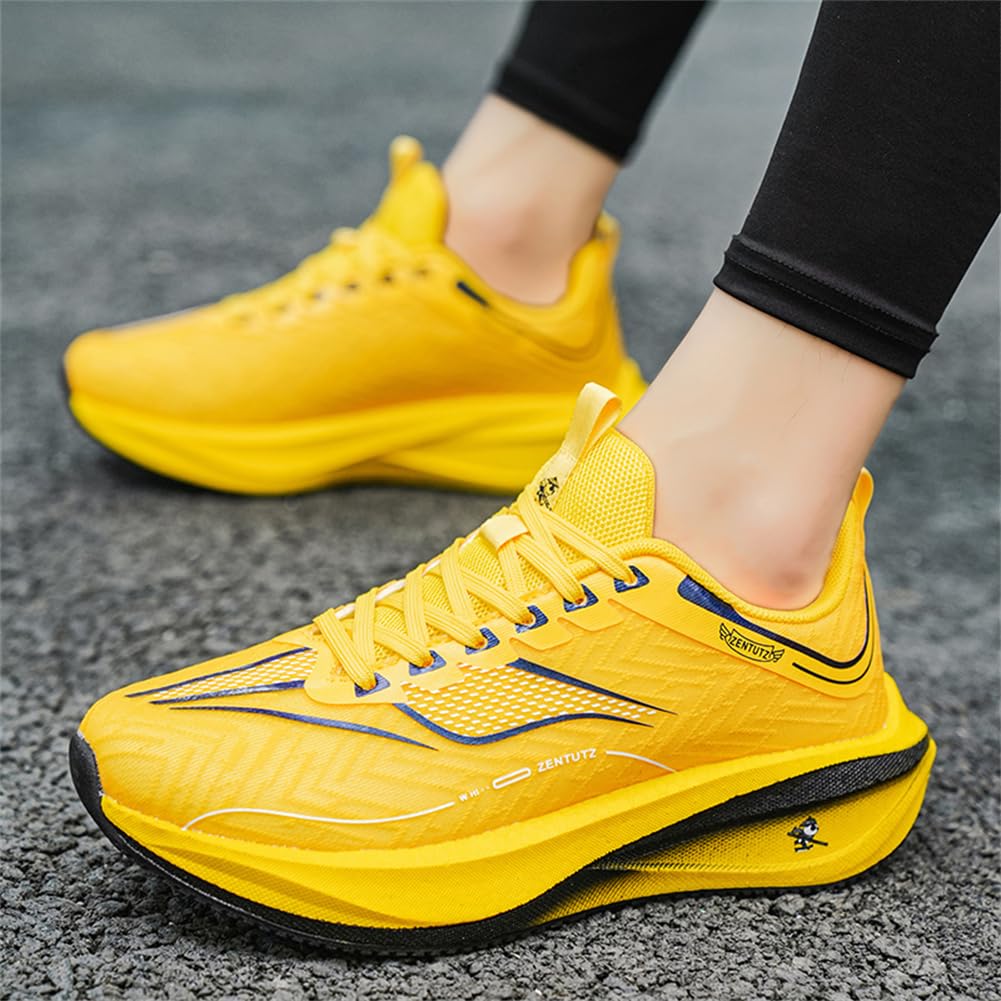 Laufschuhe Atmungsaktiv Turnschuhe Schnürer Sportschuhe Leichte Gym Fitness Sneaker für Herren Damen Elevate Shoes Herren Gr.34-44