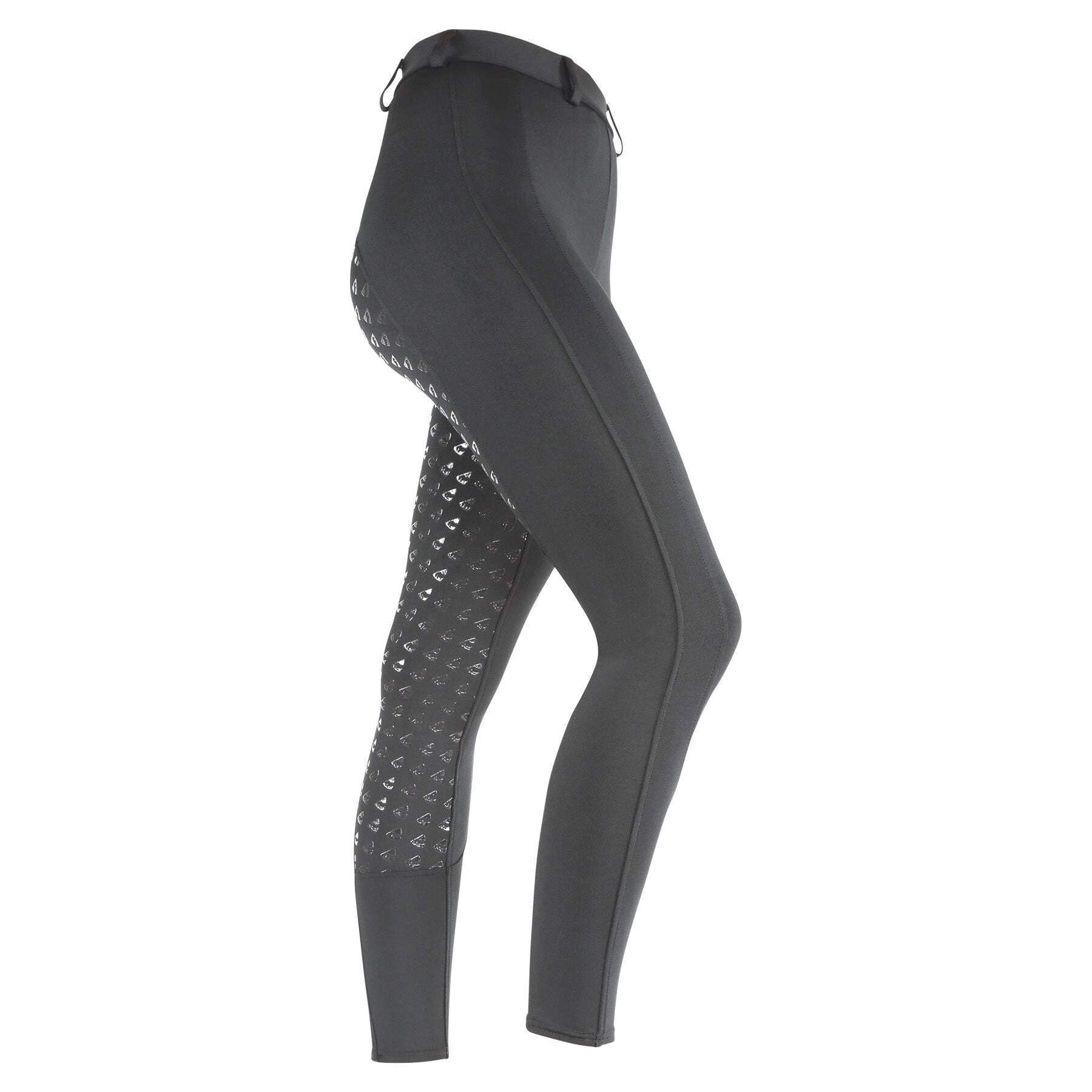 Shires Aubrion Albany - Collant da equitazione per bambini, colore: Nero
